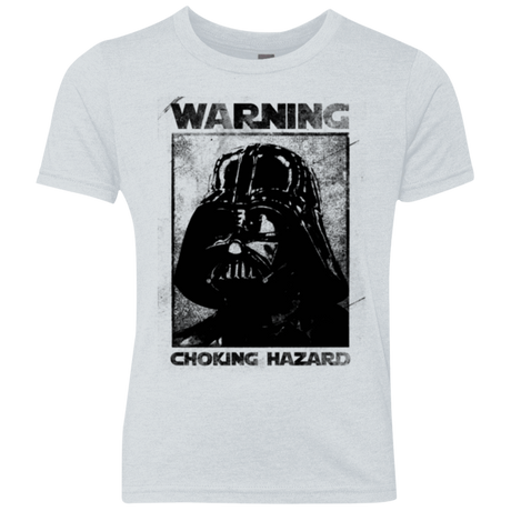 T-Shirts Heather White / YXS Choking Hazard Youth Triblend T-Shirt