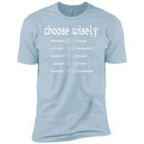 T-Shirts Light Blue / YXS Choose wisely Boys Premium T-Shirt