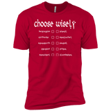 T-Shirts Red / YXS Choose wisely Boys Premium T-Shirt