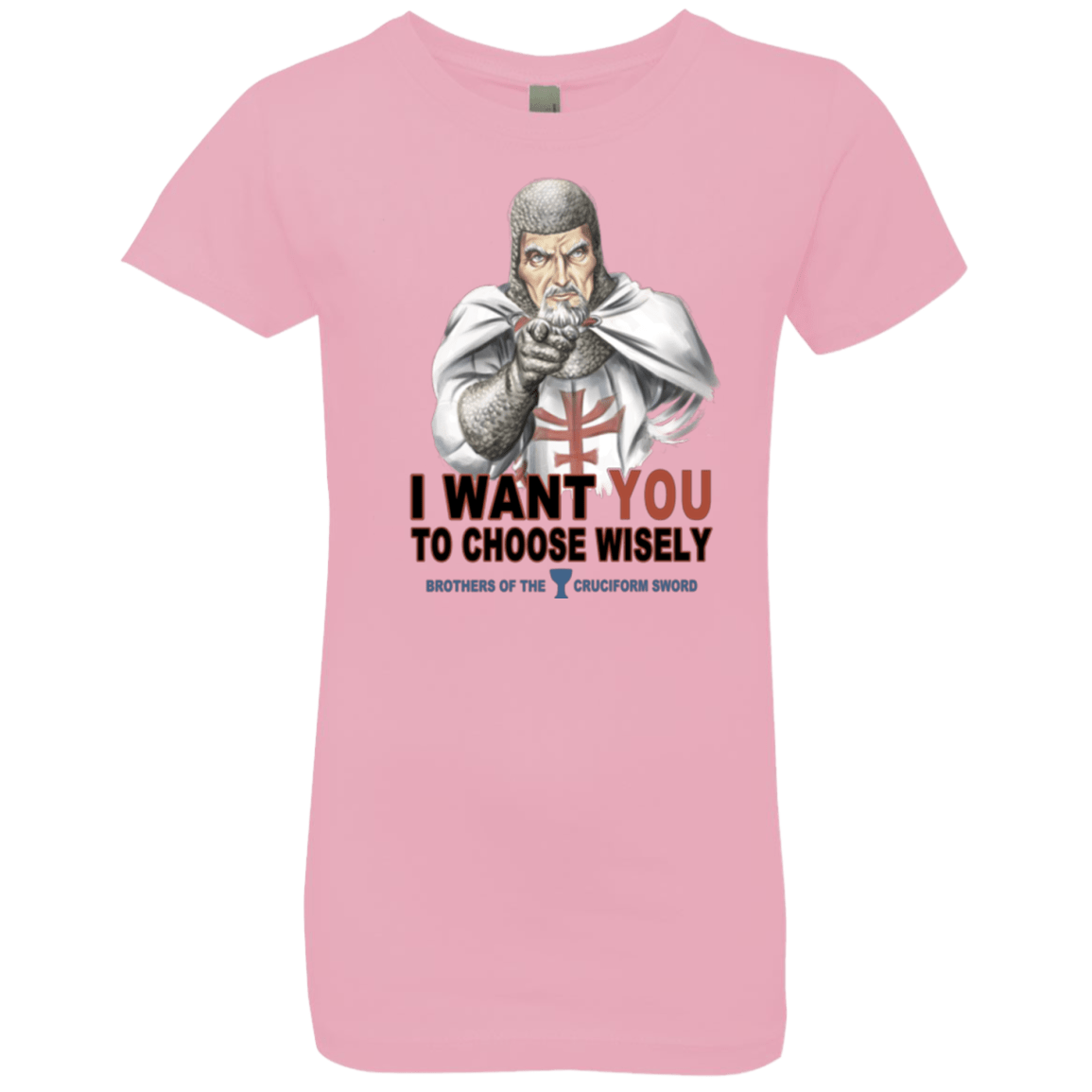 T-Shirts Light Pink / YXS Choose Wisely Girls Premium T-Shirt