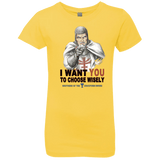 T-Shirts Vibrant Yellow / YXS Choose Wisely Girls Premium T-Shirt