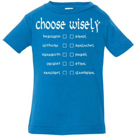 T-Shirts Cobalt / 6 Months Choose wisely Infant Premium T-Shirt