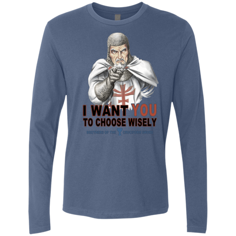 T-Shirts Indigo / Small Choose Wisely Men's Premium Long Sleeve