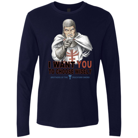 T-Shirts Midnight Navy / Small Choose Wisely Men's Premium Long Sleeve