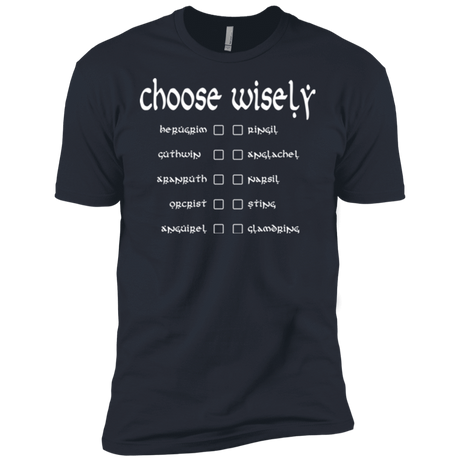 T-Shirts Indigo / X-Small Choose wisely Men's Premium T-Shirt