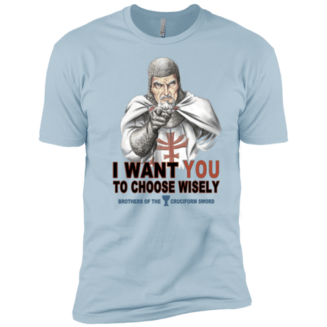 T-Shirts Light Blue / X-Small Choose Wisely Men's Premium T-Shirt