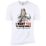 T-Shirts White / X-Small Choose Wisely Men's Premium T-Shirt