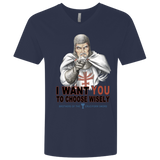 T-Shirts Midnight Navy / X-Small Choose Wisely Men's Premium V-Neck