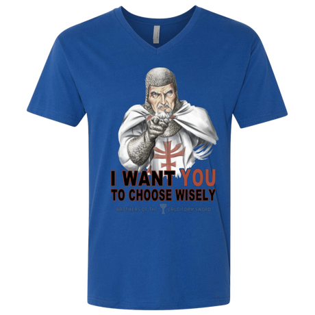 T-Shirts Royal / X-Small Choose Wisely Men's Premium V-Neck