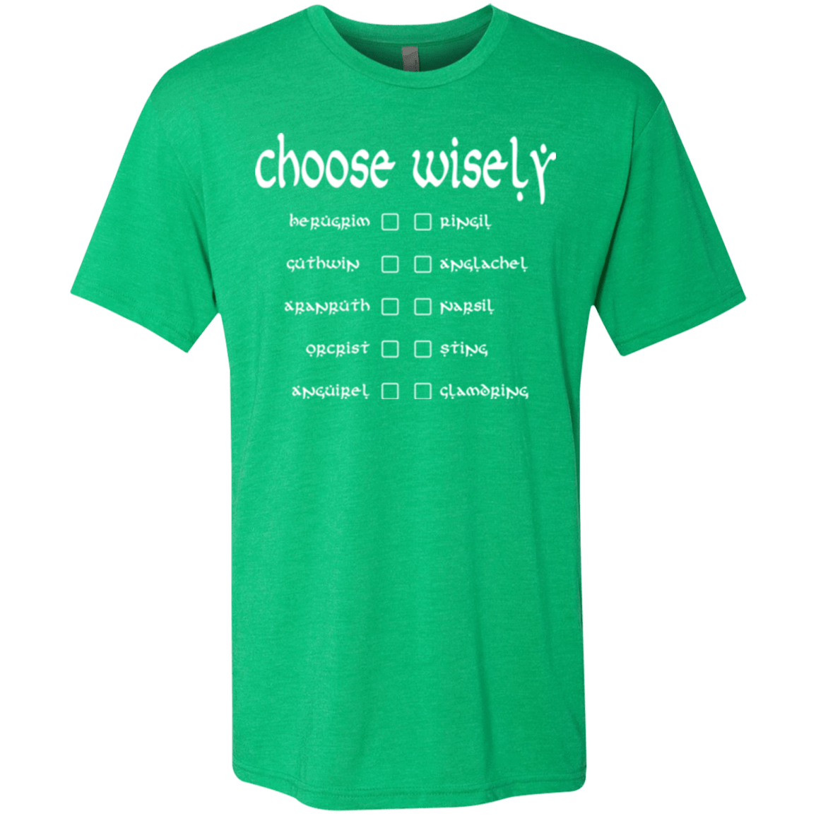 T-Shirts Envy / Small Choose wisely Men's Triblend T-Shirt