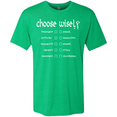 T-Shirts Envy / Small Choose wisely Men's Triblend T-Shirt