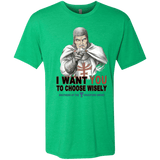 T-Shirts Envy / Small Choose Wisely Men's Triblend T-Shirt