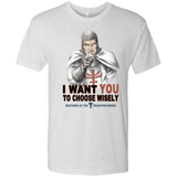 T-Shirts Heather White / Small Choose Wisely Men's Triblend T-Shirt