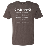 T-Shirts Macchiato / Small Choose wisely Men's Triblend T-Shirt