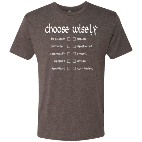 T-Shirts Macchiato / Small Choose wisely Men's Triblend T-Shirt