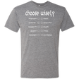 T-Shirts Premium Heather / Small Choose wisely Men's Triblend T-Shirt