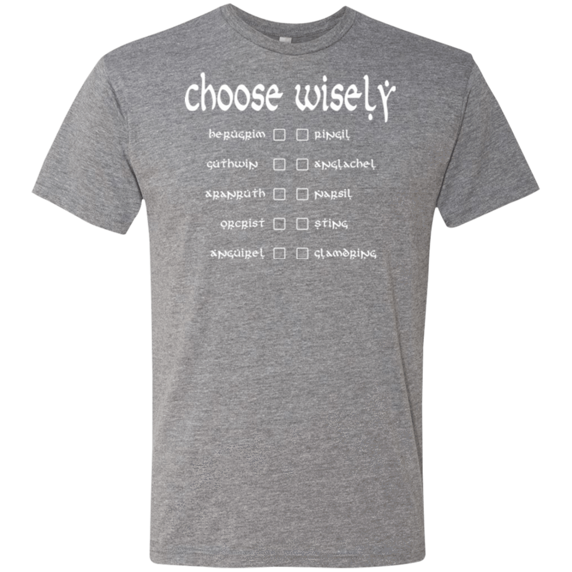 T-Shirts Premium Heather / Small Choose wisely Men's Triblend T-Shirt