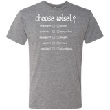 T-Shirts Premium Heather / Small Choose wisely Men's Triblend T-Shirt