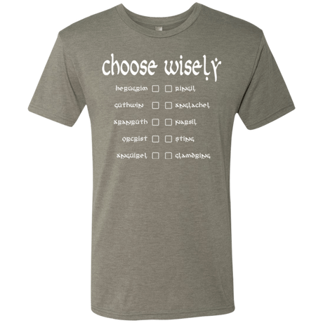 T-Shirts Venetian Grey / Small Choose wisely Men's Triblend T-Shirt