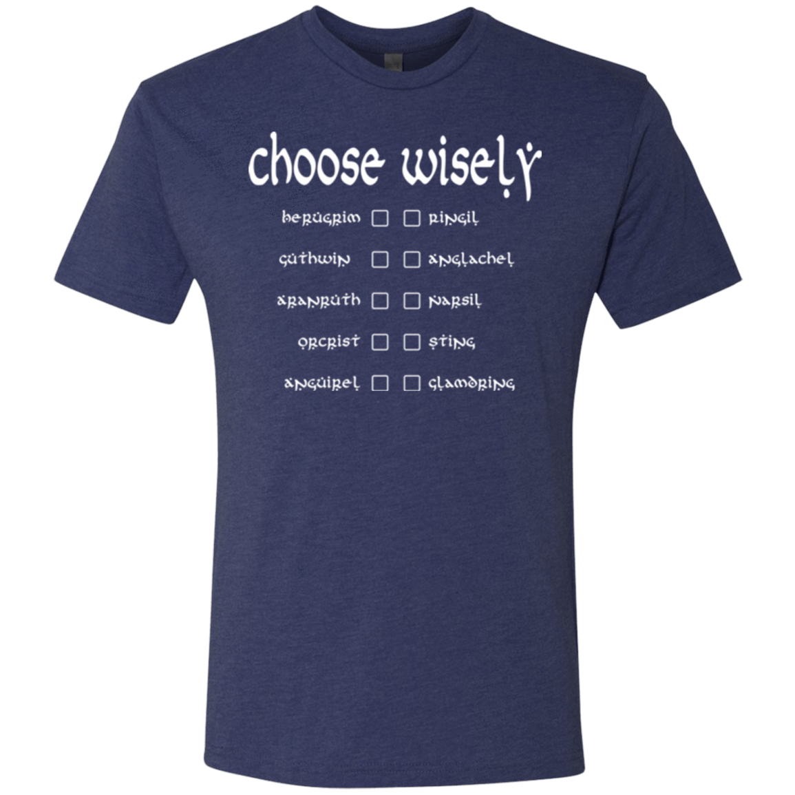 T-Shirts Vintage Navy / Small Choose wisely Men's Triblend T-Shirt