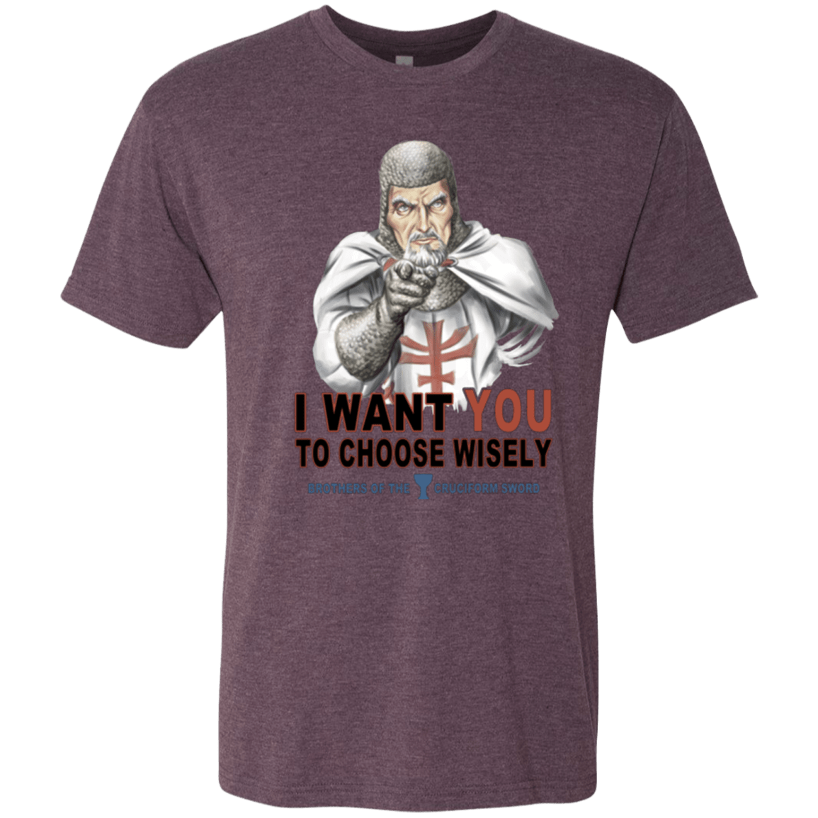 T-Shirts Vintage Purple / Small Choose Wisely Men's Triblend T-Shirt
