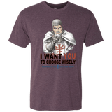 T-Shirts Vintage Purple / Small Choose Wisely Men's Triblend T-Shirt