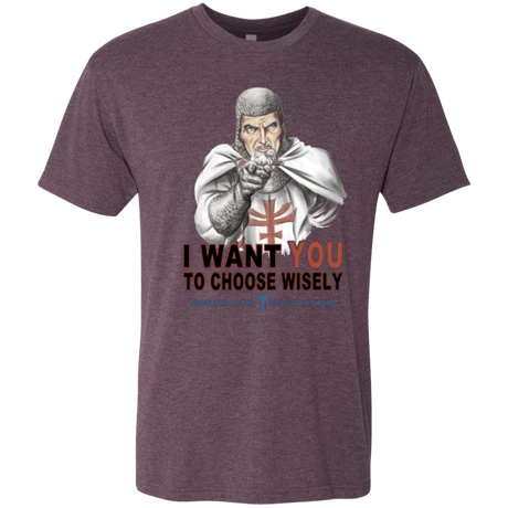 T-Shirts Vintage Purple / Small Choose Wisely Men's Triblend T-Shirt