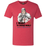 T-Shirts Vintage Red / Small Choose Wisely Men's Triblend T-Shirt