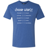 T-Shirts Vintage Royal / Small Choose wisely Men's Triblend T-Shirt