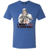 T-Shirts Vintage Royal / Small Choose Wisely Men's Triblend T-Shirt