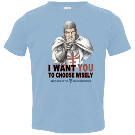 T-Shirts Light Blue / 2T Choose Wisely Toddler Premium T-Shirt