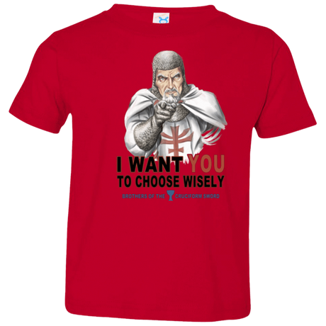 T-Shirts Red / 2T Choose Wisely Toddler Premium T-Shirt