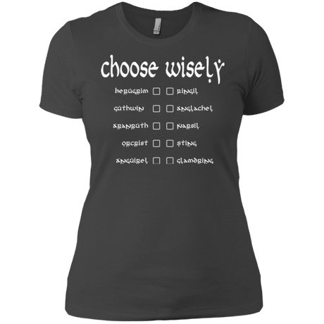T-Shirts Heavy Metal / X-Small Choose wisely Women's Premium T-Shirt