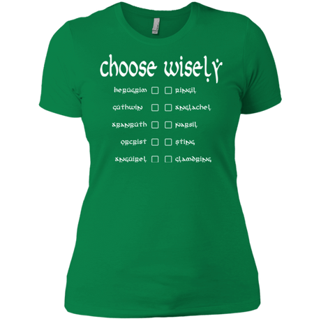 T-Shirts Kelly Green / X-Small Choose wisely Women's Premium T-Shirt