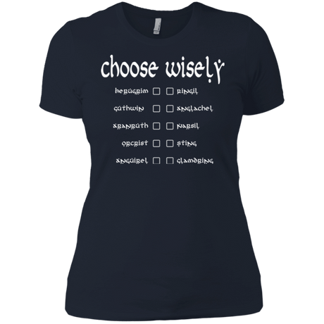 T-Shirts Midnight Navy / X-Small Choose wisely Women's Premium T-Shirt