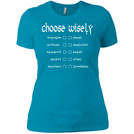 T-Shirts Turquoise / X-Small Choose wisely Women's Premium T-Shirt