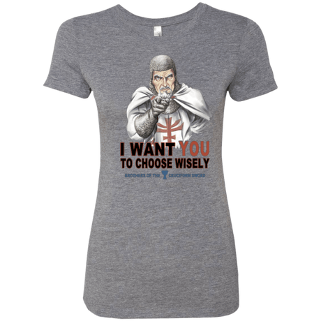 T-Shirts Premium Heather / Small Choose Wisely Women's Triblend T-Shirt
