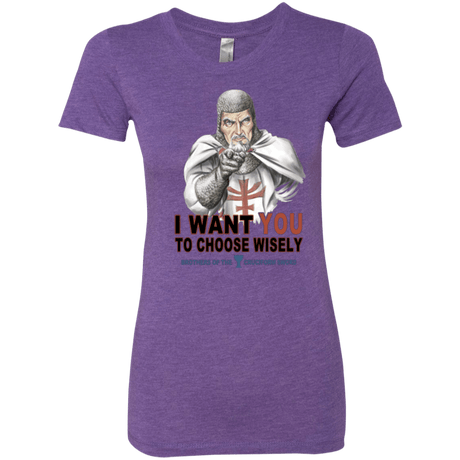 T-Shirts Purple Rush / Small Choose Wisely Women's Triblend T-Shirt