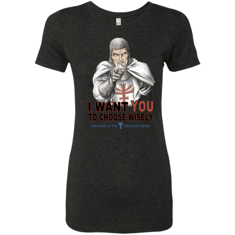 T-Shirts Vintage Black / Small Choose Wisely Women's Triblend T-Shirt