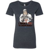 T-Shirts Vintage Navy / Small Choose Wisely Women's Triblend T-Shirt