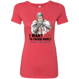 T-Shirts Vintage Red / Small Choose Wisely Women's Triblend T-Shirt