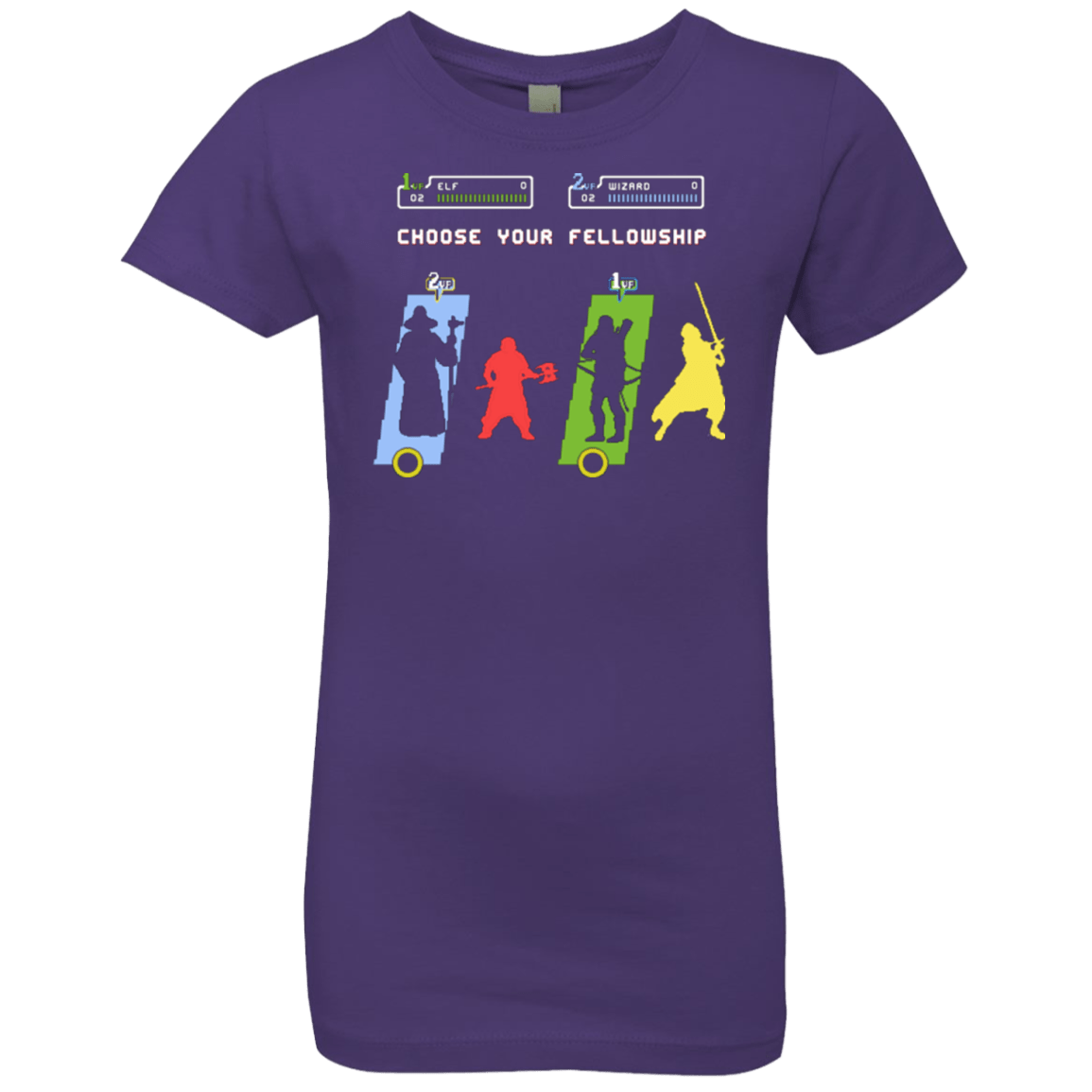 T-Shirts Purple Rush / YXS Choose your Fellowship Girls Premium T-Shirt