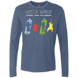 T-Shirts Indigo / Small Choose your Fellowship Men's Premium Long Sleeve