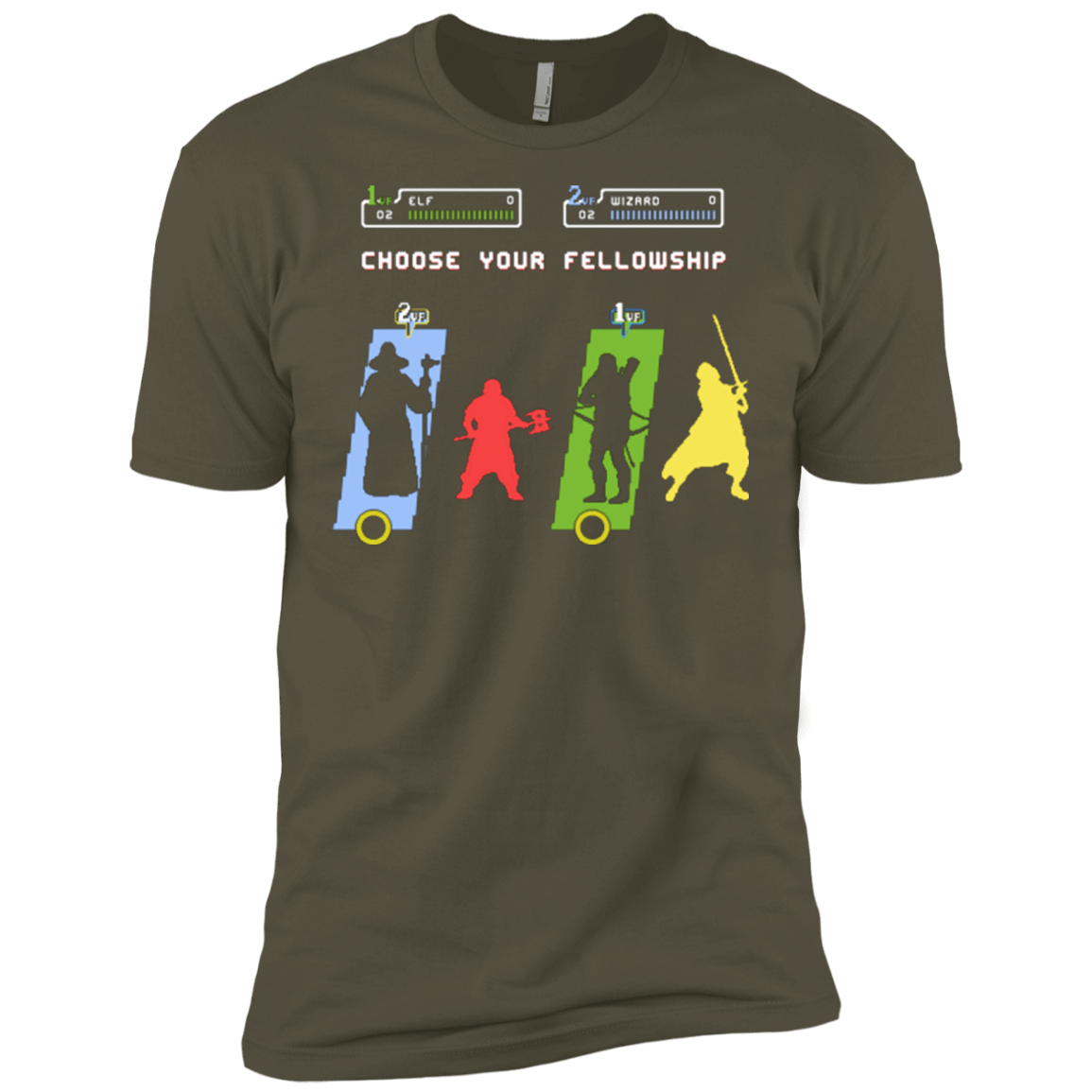 T-Shirts Military Green / X-Small Choose your Fellowship Men's Premium T-Shirt