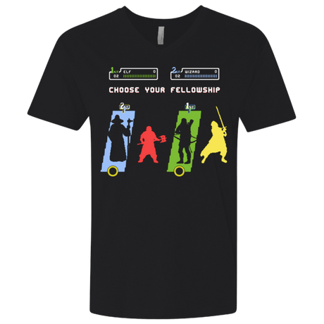 T-Shirts Black / X-Small Choose your Fellowship Men's Premium V-Neck