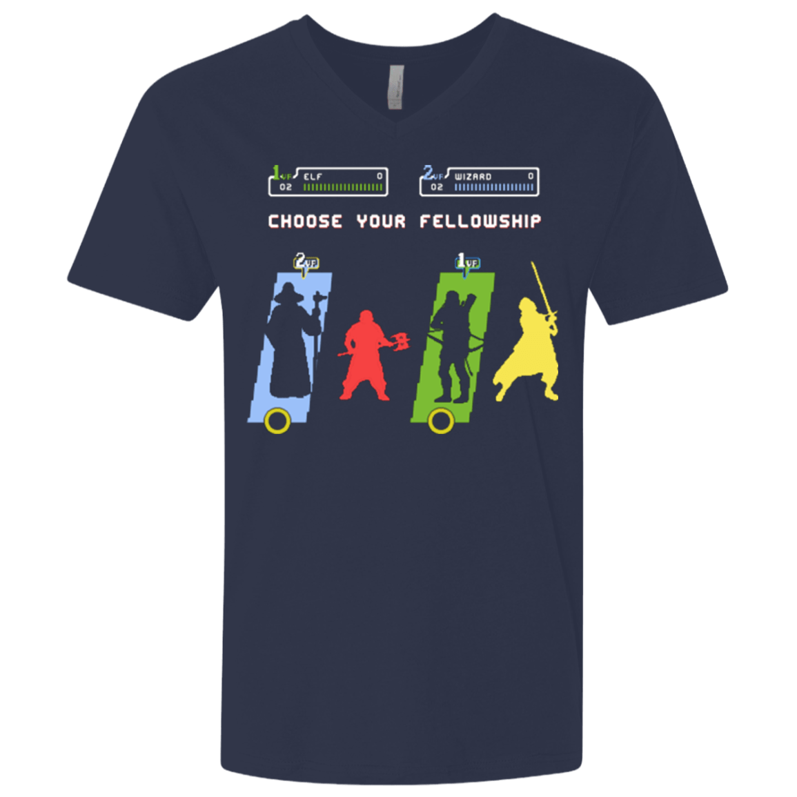 T-Shirts Midnight Navy / X-Small Choose your Fellowship Men's Premium V-Neck