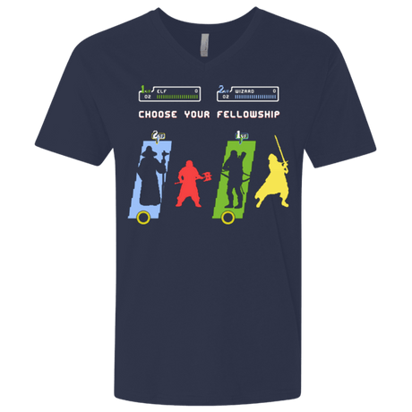 T-Shirts Midnight Navy / X-Small Choose your Fellowship Men's Premium V-Neck