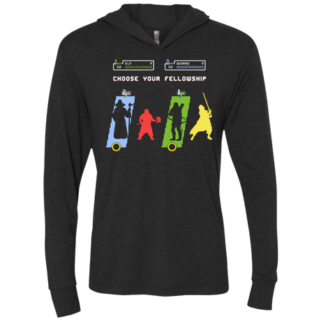 T-Shirts Vintage Black / X-Small Choose your Fellowship Triblend Long Sleeve Hoodie Tee