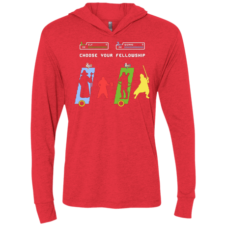 T-Shirts Vintage Red / X-Small Choose your Fellowship Triblend Long Sleeve Hoodie Tee