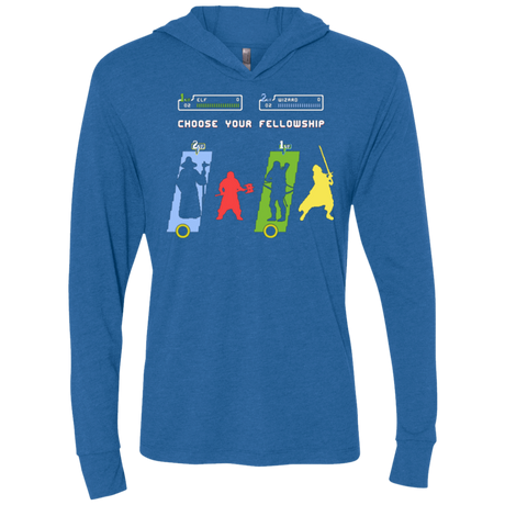 T-Shirts Vintage Royal / X-Small Choose your Fellowship Triblend Long Sleeve Hoodie Tee